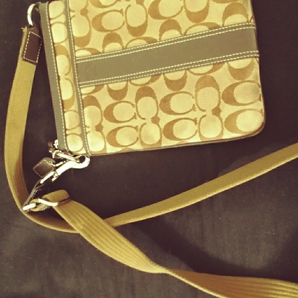 Tan Swingpack Coach